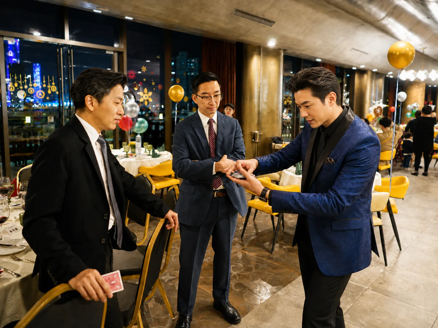 澳門酒店宴會桌邊紙牌魔術表演