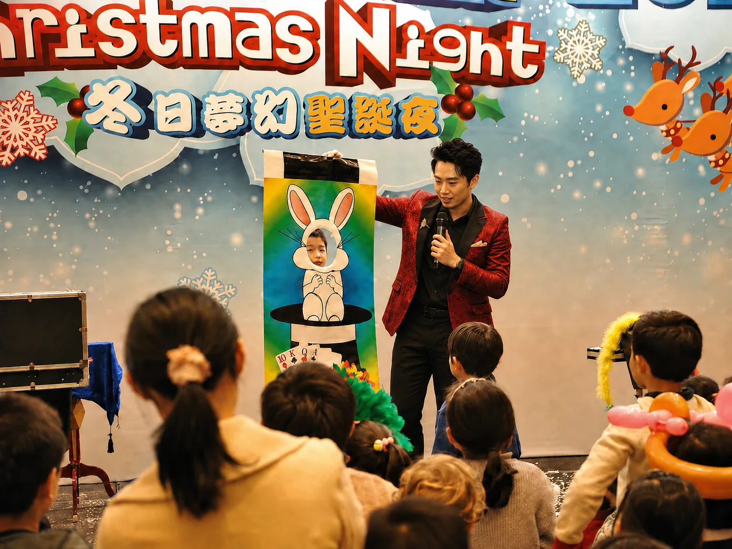 澳門聖誕兒童魔術表演與小朋友上台互動